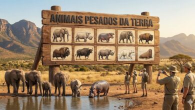 10 Animais Mais Pesados do Mundo (e o que eles comem)