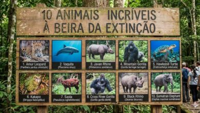 10 Animais Incríveis que Estão à Beira da Extinção