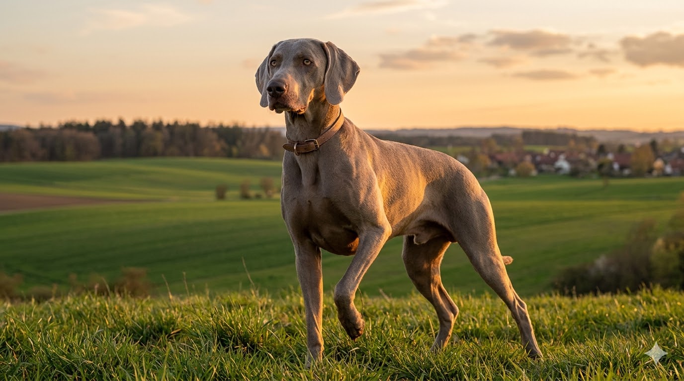 Conheça a Raça de Cães Weimaraner: O Elegante Fantasma Cinza